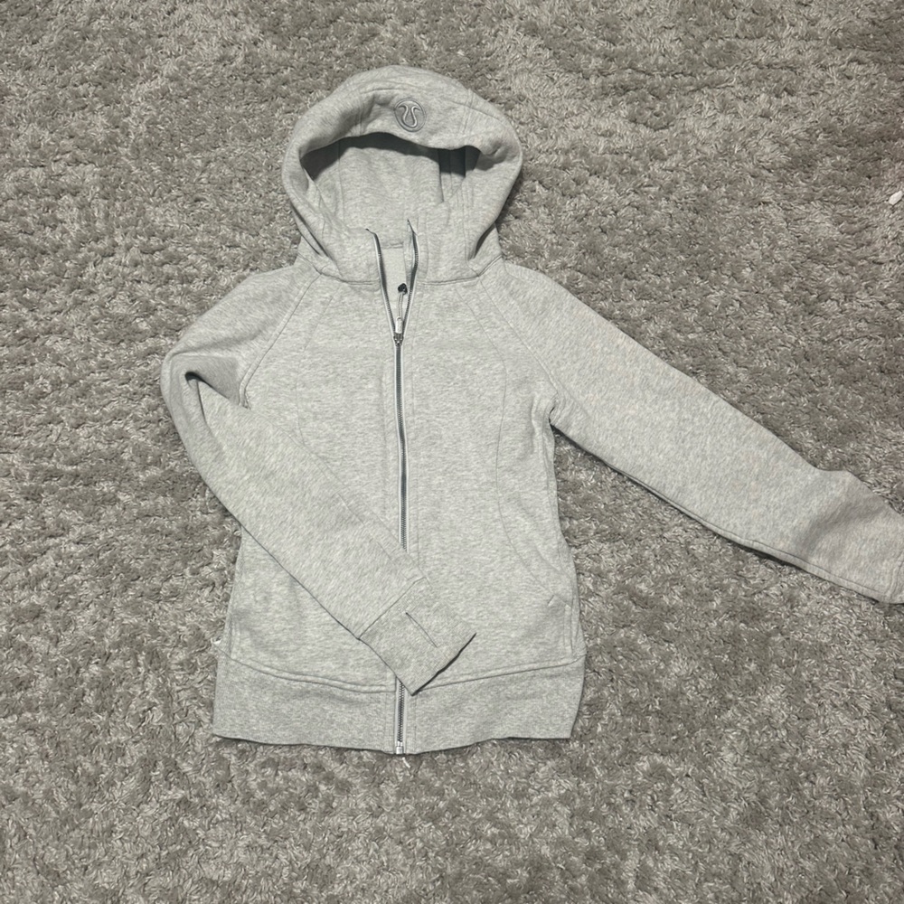 Lululemon Athletica Light Gray Hoodie
